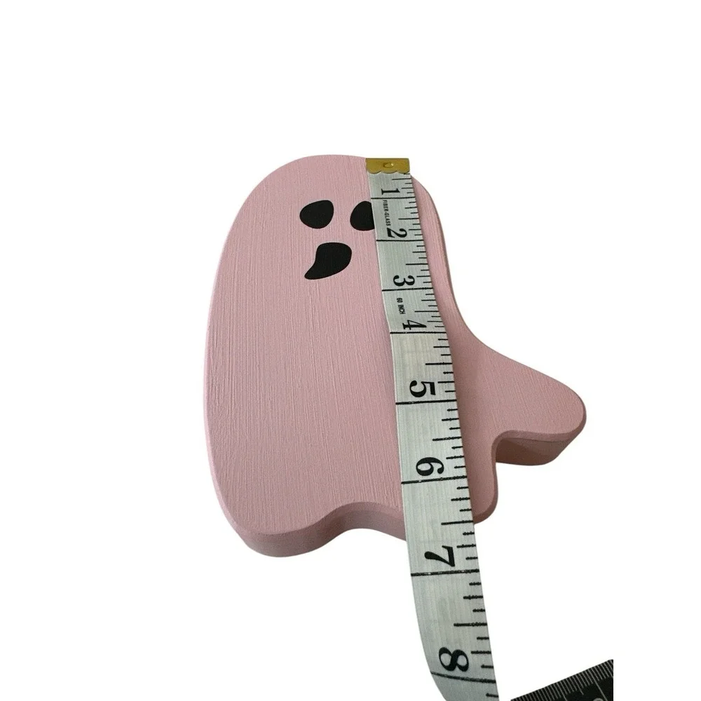 Quill To Paper‎ By Sixtrees Halloween Decor Pink Ghosts Handcrafted Wool